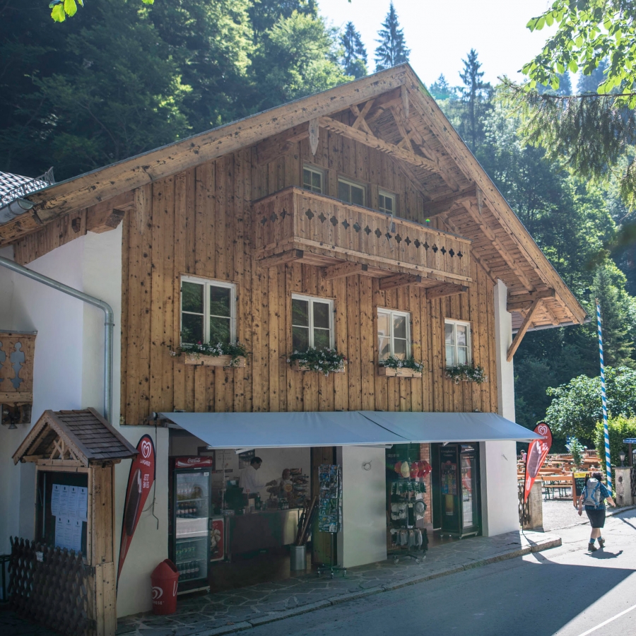 Klammhaus Partnach - Coffee to go in the recup system