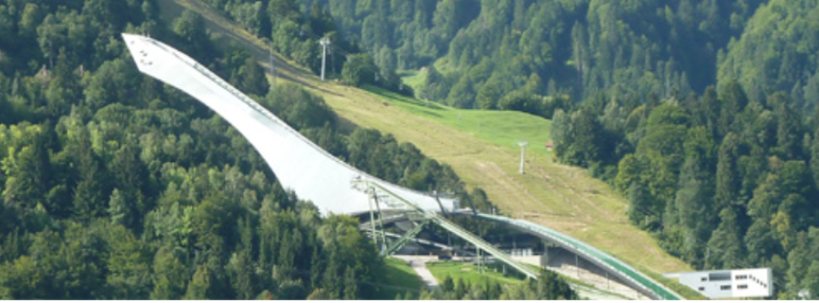 Skisprungschanze Führung